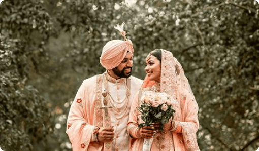 Indian Couple Making Selfie